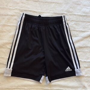 Adidas Black Athletic Shorts youth size medium